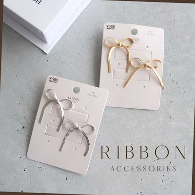 A large number of trendy ribbon motif accessories have arrived! 