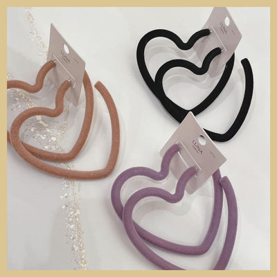 Introducing heart-shaped earrings 💜💜🧡 / Ebisubashi store