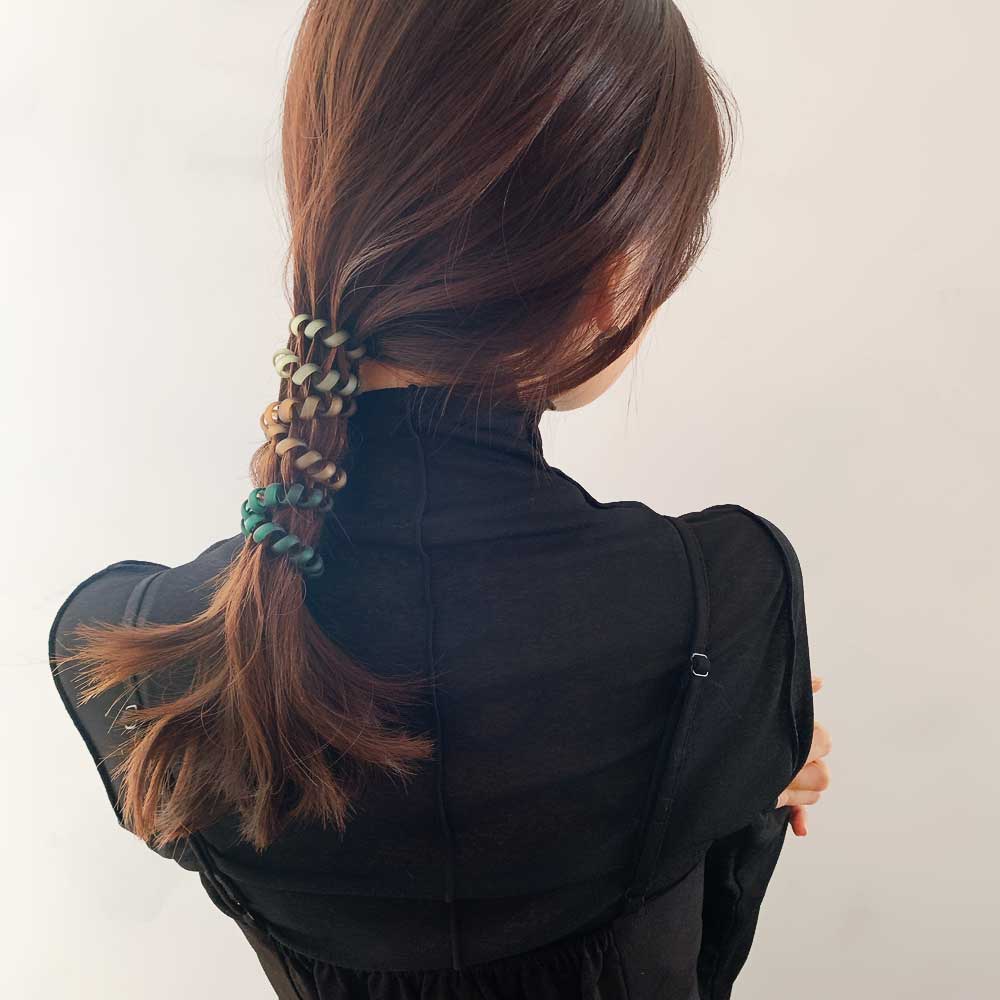 181Lb シズクパープル ヘアゴム ヘアアクセサリー プリンセス くるみ