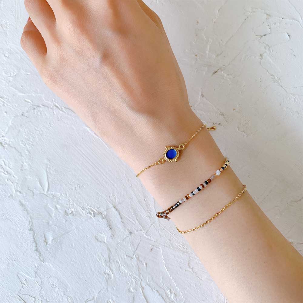 送料無料】 カール ラガーフェルド レディース 苦かっ ブレスレット・バングル・アンクレット アクセサリー Bracelet Transparent