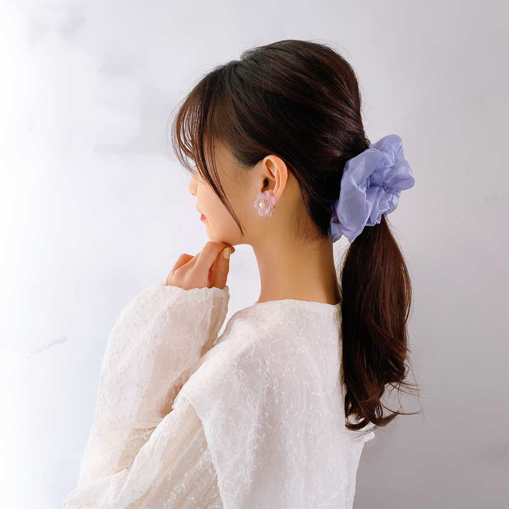 たっぷりボリュームファーシュシュ  アンティークグリーン☆ たっぷりボリュームファーシュシュ アンティークグリーン☆ 【公式通販】